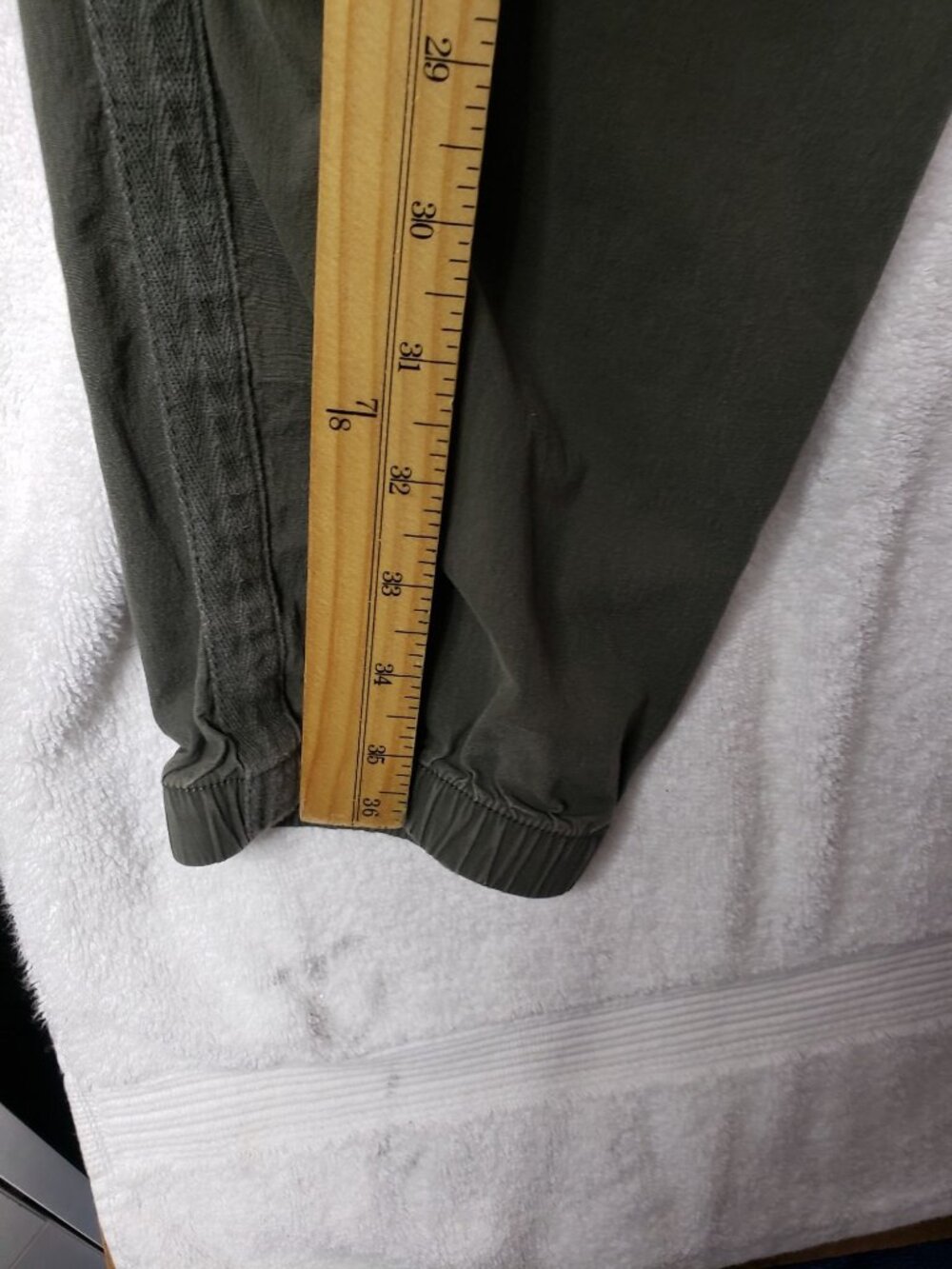 Hayes Women’s Cargo Jogger Pants Utility Tapered Leg Olive/Green Medium - Picture 5 of 10